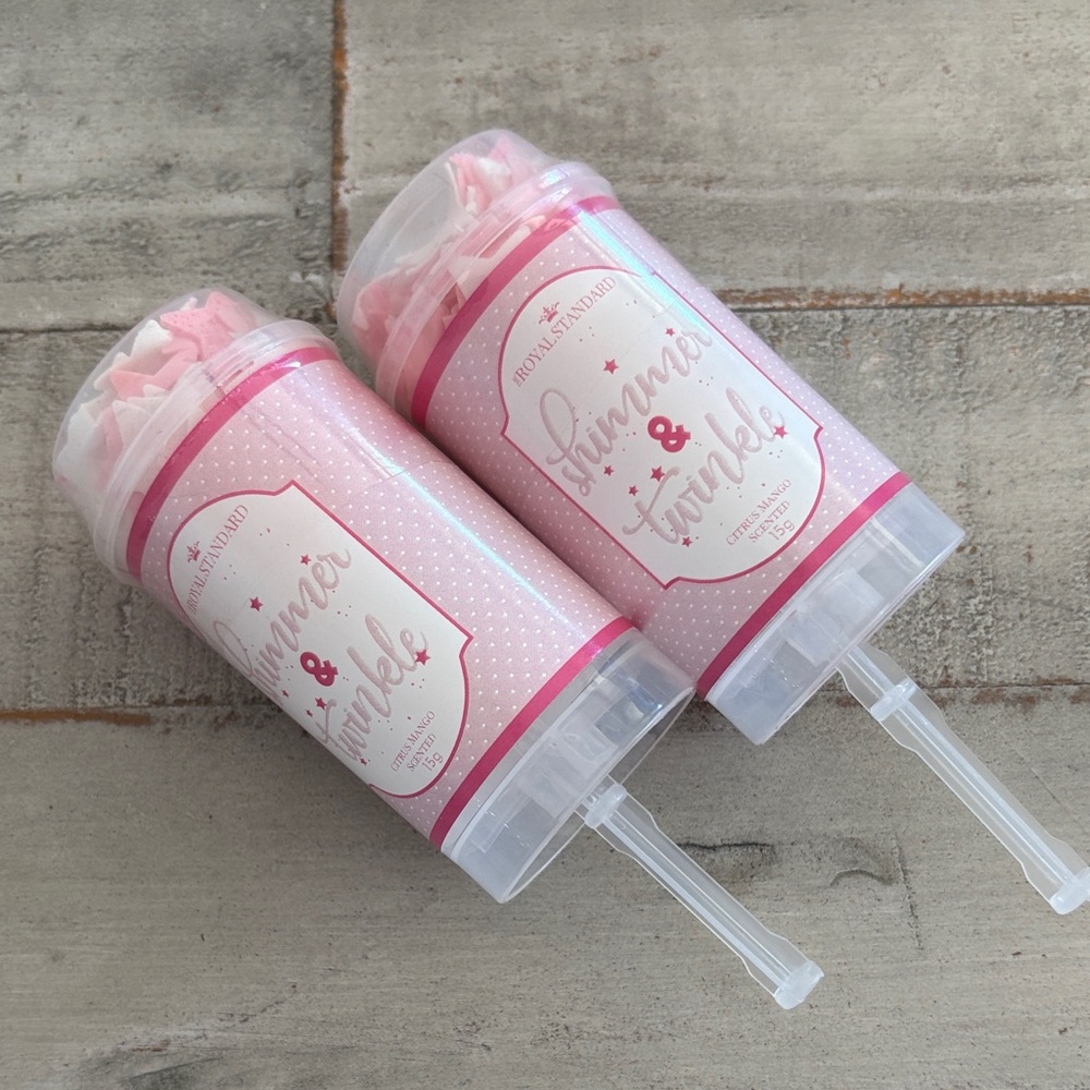 NEW Royal Standard Pink Shimmer & Sprinkle Bath Confetti